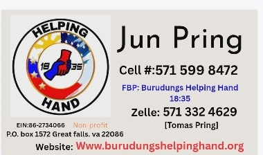 Helping Hand contact card